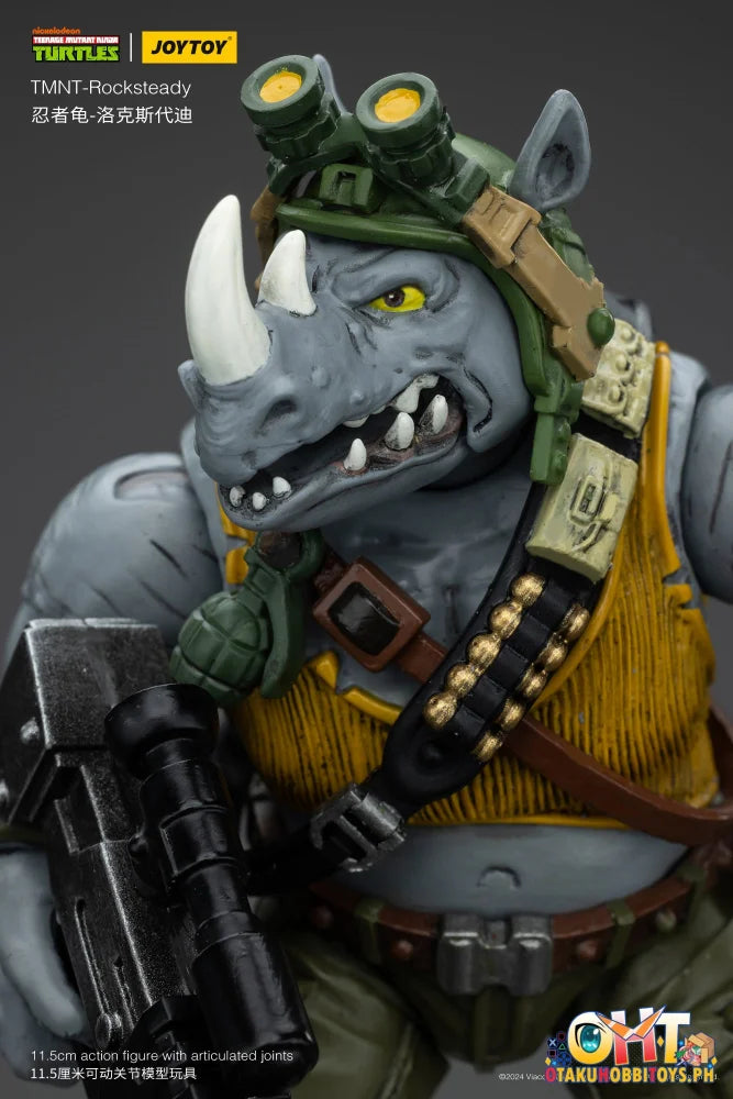 Jt8469 1/18 Tmnt Rocksteady Articulated Figure