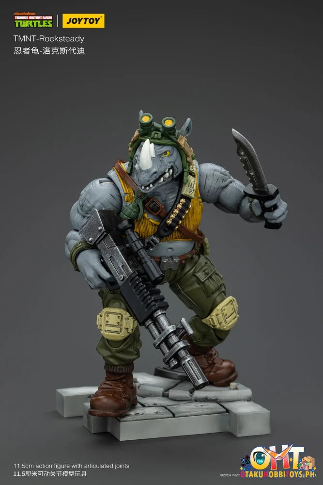 Jt8469 1/18 Tmnt Rocksteady Articulated Figure