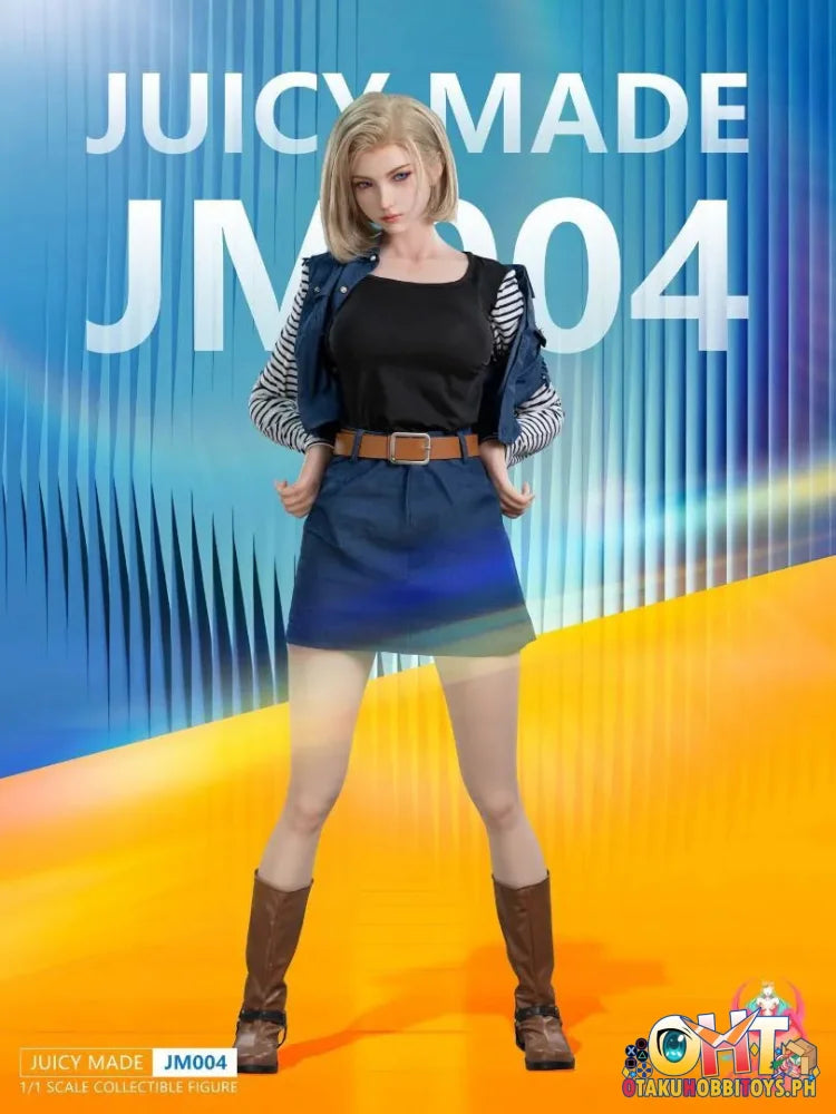 Juicy Made 1/1 Life Size Dragon Ball Android 18 Cyber Battle Girl Scale Figure