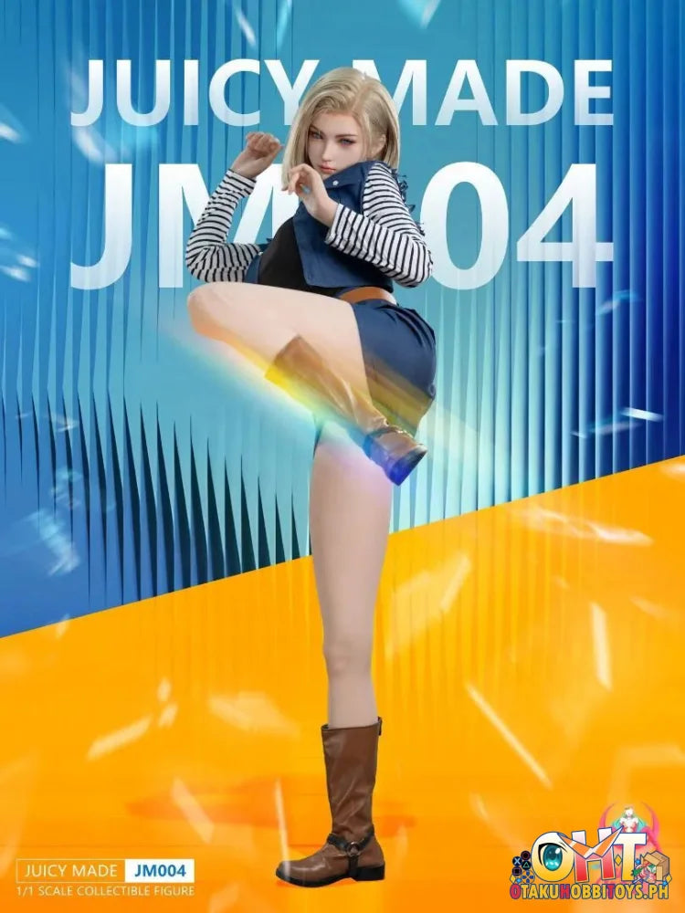 Juicy Made 1/1 Life Size Dragon Ball Android 18 Cyber Battle Girl Scale Figure