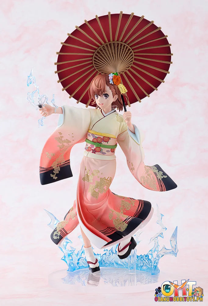 KADOKAWA 1/7 A Certain Scientific Railgun T Mikoto Misaka Furisode Kimono ver. Scale Figure