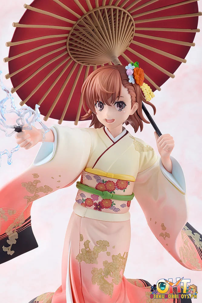 KADOKAWA 1/7 A Certain Scientific Railgun T Mikoto Misaka Furisode Kimono ver. Scale Figure