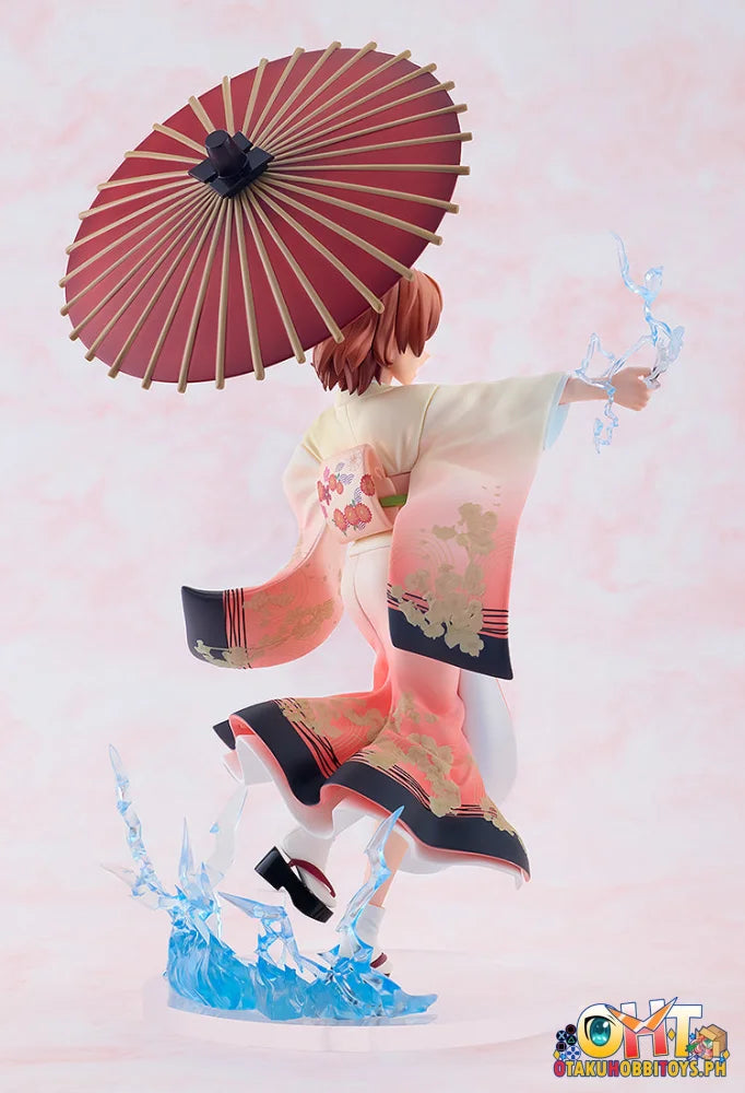 KADOKAWA 1/7 A Certain Scientific Railgun T Mikoto Misaka Furisode Kimono ver. Scale Figure