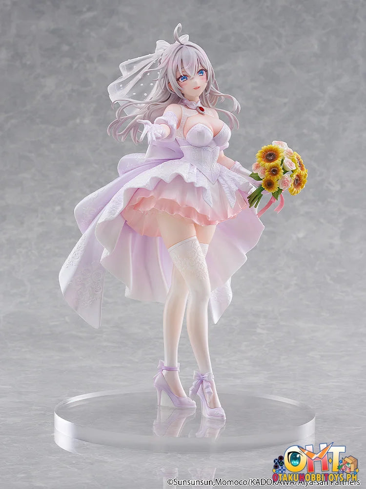 KADOKAWA 1/7 Alya Sometimes Hides Her Feelings in Russian Alisa Mikhailovna Kujou Wedding Dress Ver. Scale Figure