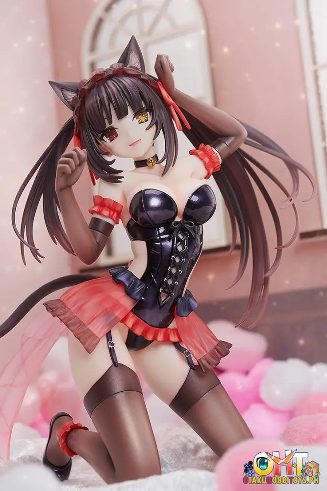Kadokawa 1/7 Date A Bullet Light Novel Kurumi Tokisaki Cat Ears Ver. Scale Figure