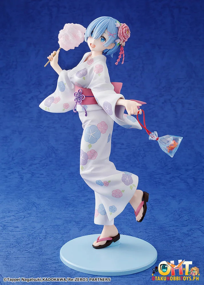 Kadokawa 1/7 Rem: Yukata Ver. (Renewal Package Edition) Prize Figure
