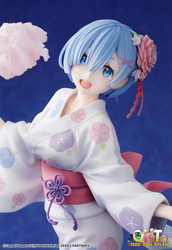 Kadokawa 1/7 Rem: Yukata Ver. (Renewal Package Edition) Prize Figure