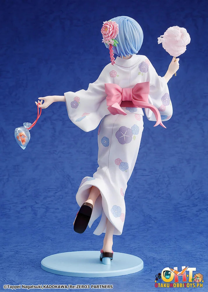 Kadokawa 1/7 Rem: Yukata Ver. (Renewal Package Edition) Prize Figure