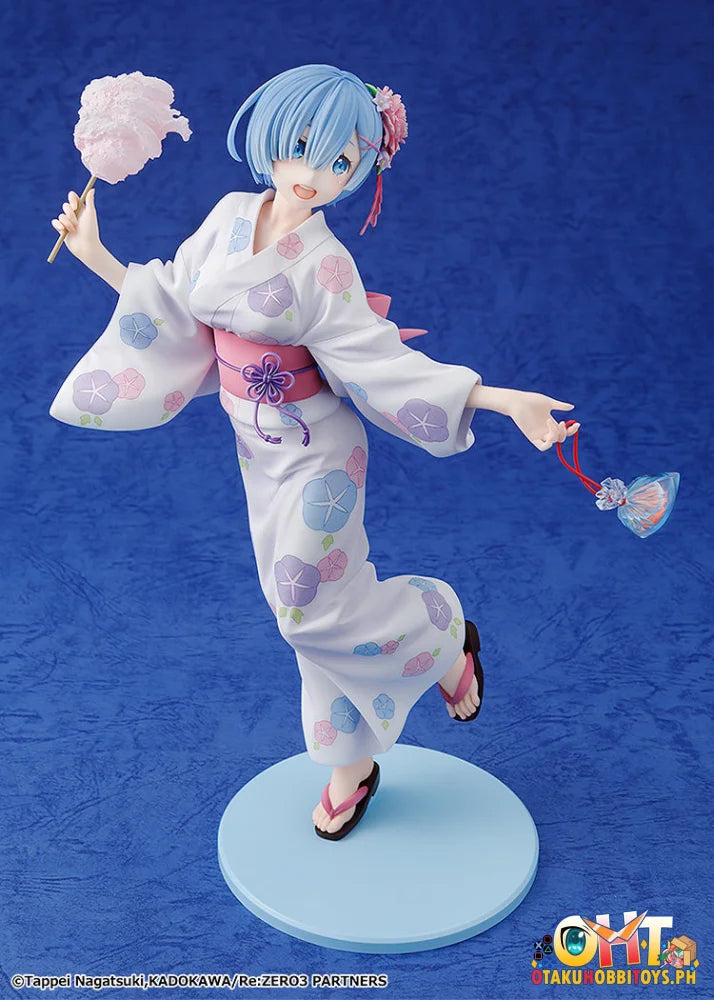 Kadokawa 1/7 Rem: Yukata Ver. (Renewal Package Edition) Prize Figure