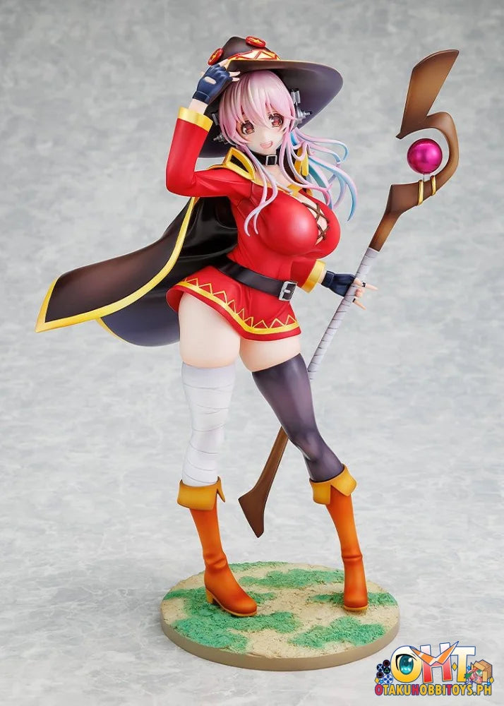 KADOKAWA 1/7 Super Sonico/KONOSUBA God’s blessing on this wonderful world! Megumin collaboration ver. Scale Figure