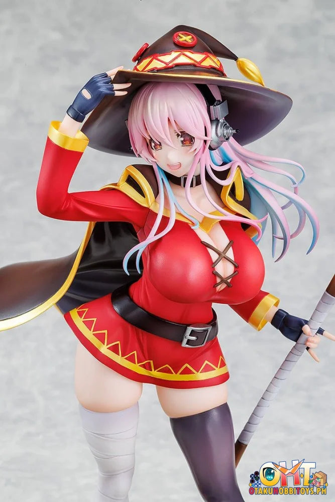 KADOKAWA 1/7 Super Sonico/KONOSUBA God’s blessing on this wonderful world! Megumin collaboration ver. Scale Figure