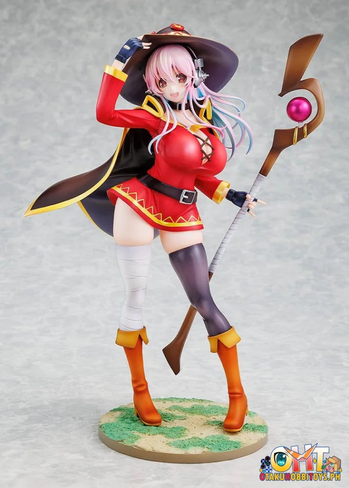 KADOKAWA 1/7 Super Sonico/KONOSUBA God’s blessing on this wonderful world! Megumin collaboration ver. Scale Figure