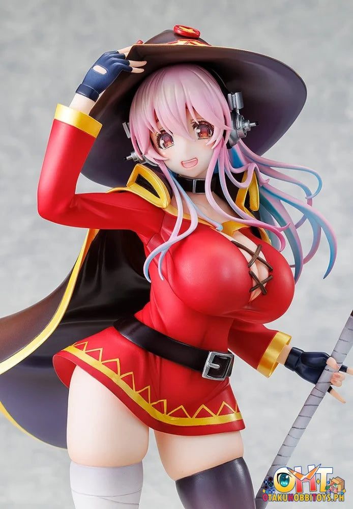 KADOKAWA 1/7 Super Sonico/KONOSUBA God’s blessing on this wonderful world! Megumin collaboration ver. Scale Figure