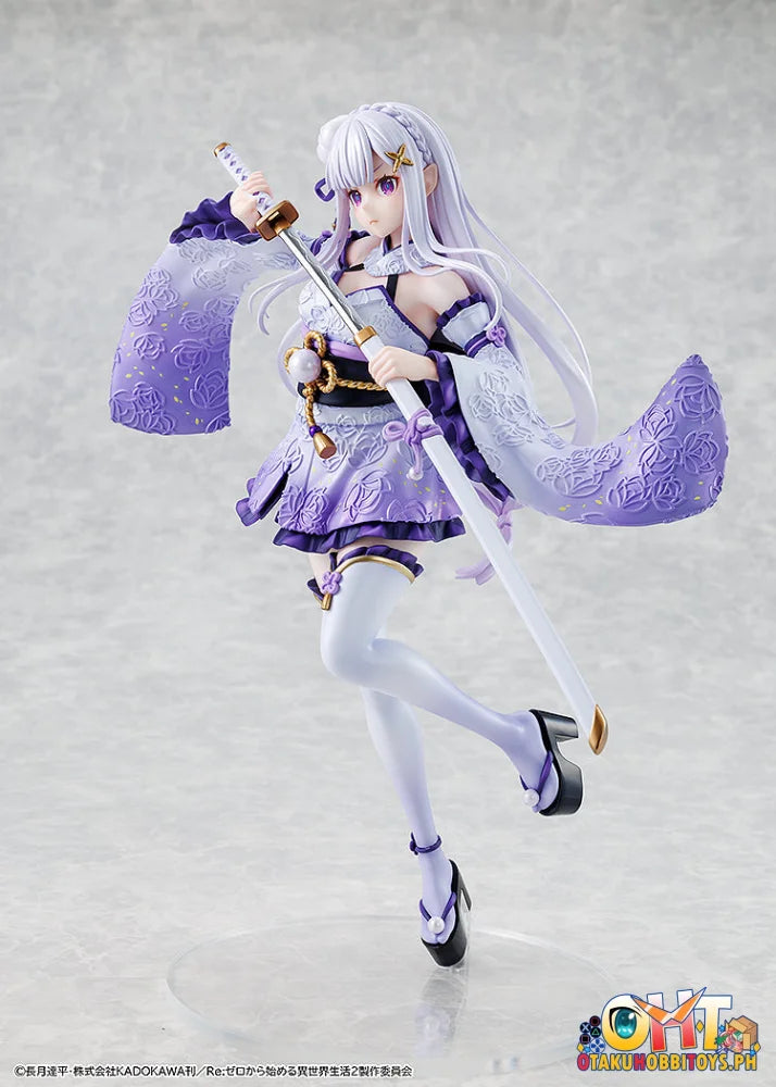 KADOKAWA Re:ZERO -Starting Life in Another World- 1/7 Emilia Combat Outfit ver. Scale Figure