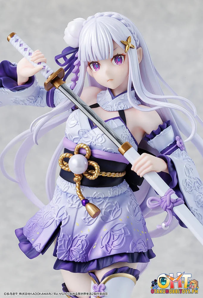 KADOKAWA Re:ZERO -Starting Life in Another World- 1/7 Emilia Combat Outfit ver. Scale Figure