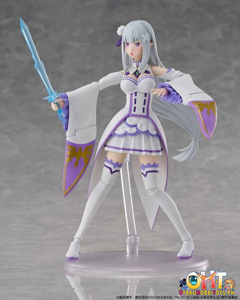 KADOKAWA Re:ZERO Starting Life in Another World KADOKAWA PLASTIC MODEL SERIES Emilia DX Ver. Scale Figure