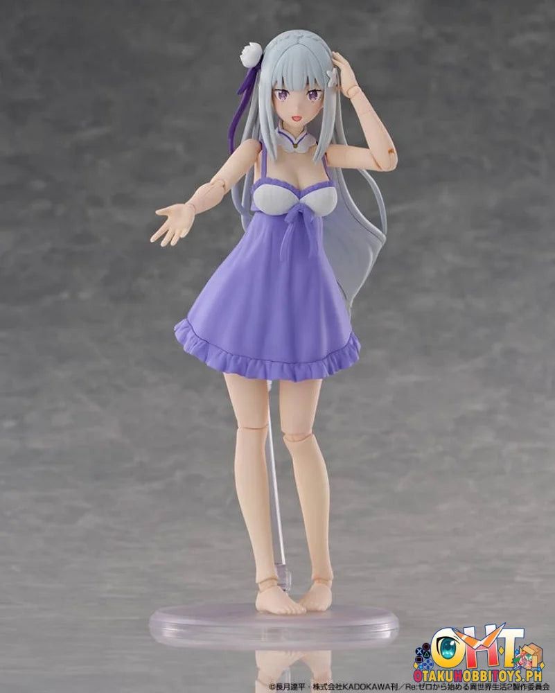 KADOKAWA Re:ZERO Starting Life in Another World KADOKAWA PLASTIC MODEL SERIES Emilia DX Ver. Scale Figure
