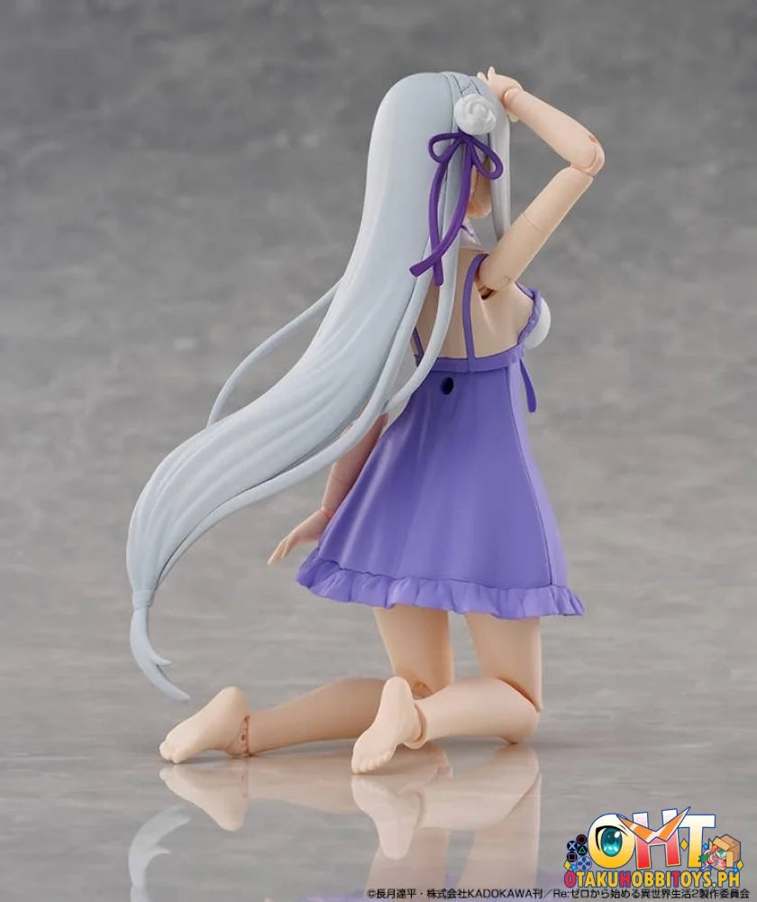 KADOKAWA Re:ZERO Starting Life in Another World KADOKAWA PLASTIC MODEL SERIES Emilia DX Ver. Scale Figure