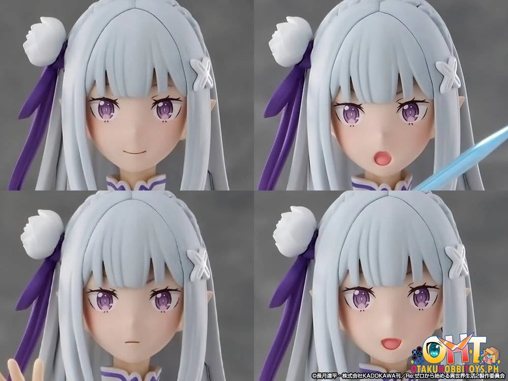 KADOKAWA Re:ZERO Starting Life in Another World KADOKAWA PLASTIC MODEL SERIES Emilia DX Ver. Scale Figure