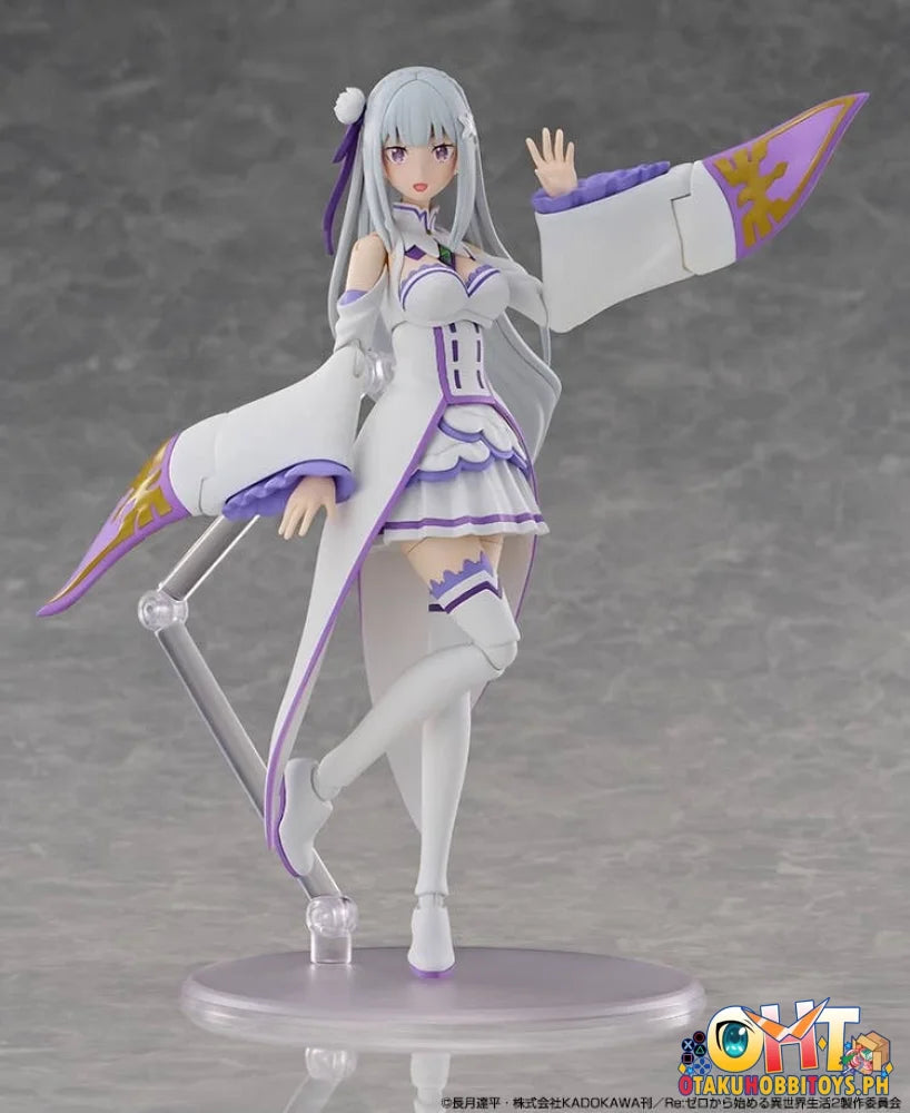 KADOKAWA Re:ZERO Starting Life in Another World KADOKAWA PLASTIC MODEL SERIES Emilia DX Ver. Scale Figure