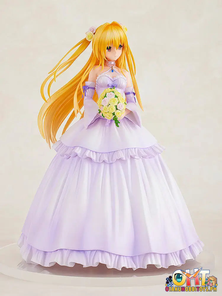 Kadokawa To Love-Ru Darkness 1/7 Golden Wedding Dress Ver. Scale Figure