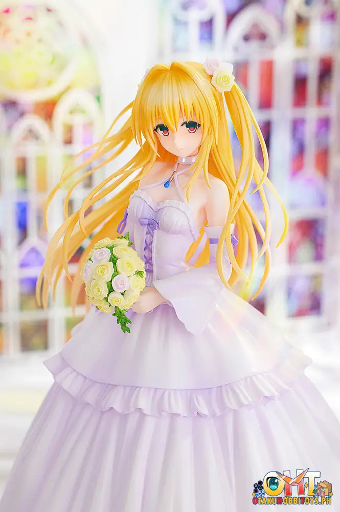 Kadokawa To Love-Ru Darkness 1/7 Golden Wedding Dress Ver. Scale Figure