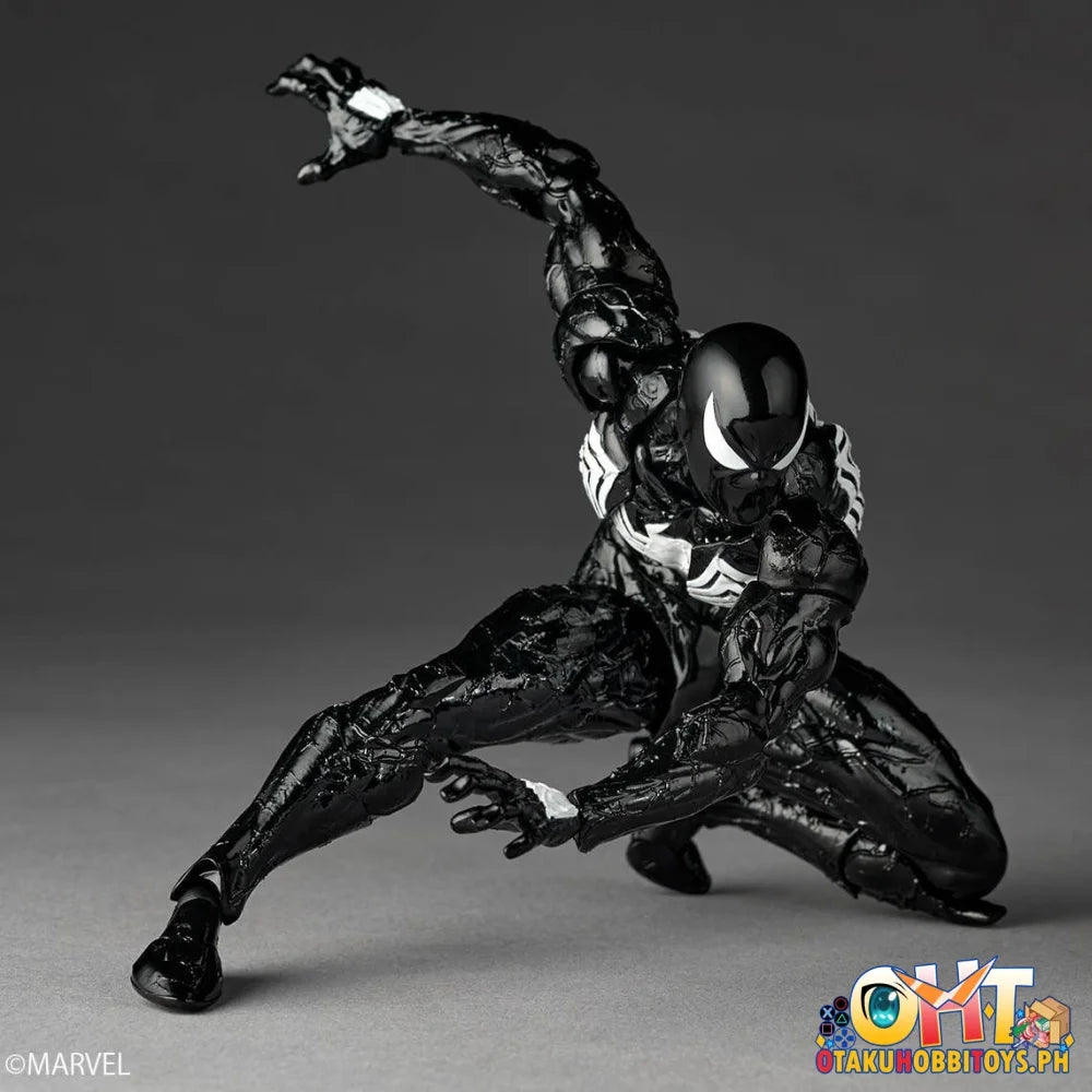 Kaiyodo Revoltech Amazing SYMBIOTE SPIDER-MAN BLACK Articulated Figure