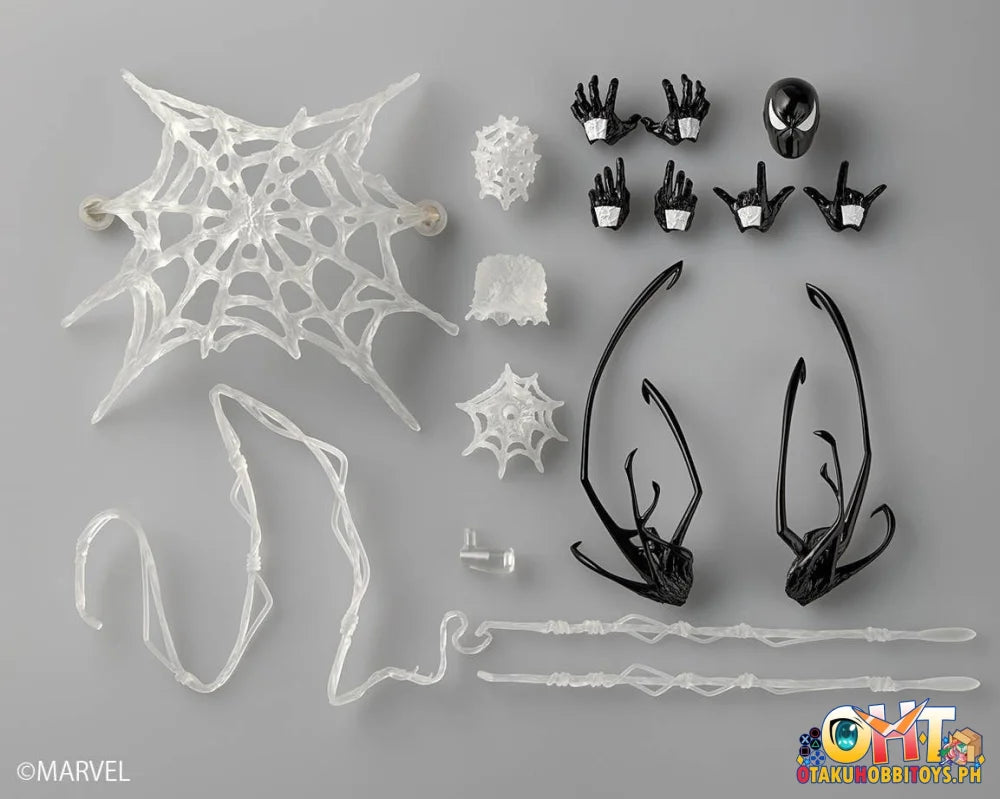 Kaiyodo Revoltech Amazing SYMBIOTE SPIDER-MAN BLACK Articulated Figure