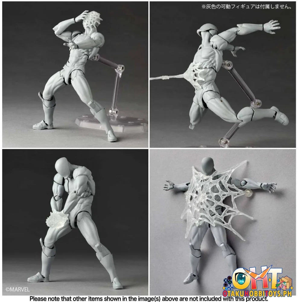 Kaiyodo Revoltech Amazing SYMBIOTE SPIDER-MAN BLACK Articulated Figure