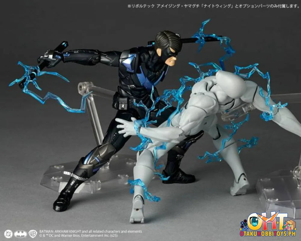 Kaiyodo Revoltech Amazing Yamaguchi Batman: Arkham Knight Action Figure - Nightwing Articulated Figure