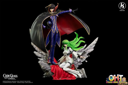 Kitsune Statue Code Geass 1/6 Zero & C.c.
