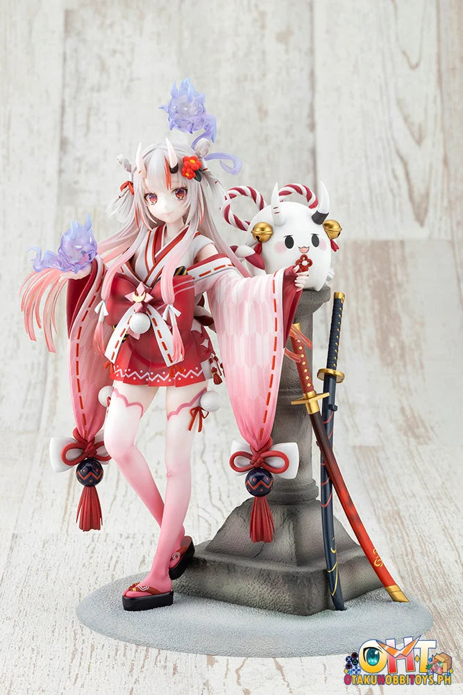 Kotobukiya 1/7 hololive production box of 4 - Nakiri Ayame Shrine Maiden Fortune Outfit Ver. Scale Figure