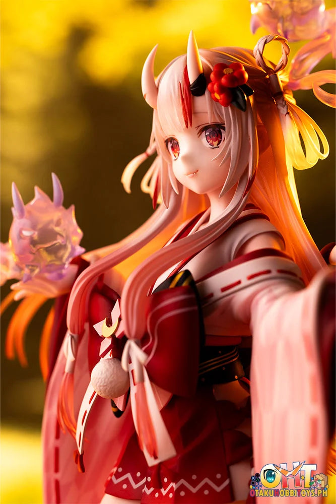 Kotobukiya 1/7 hololive production box of 4 - Nakiri Ayame Shrine Maiden Fortune Outfit Ver. Scale Figure
