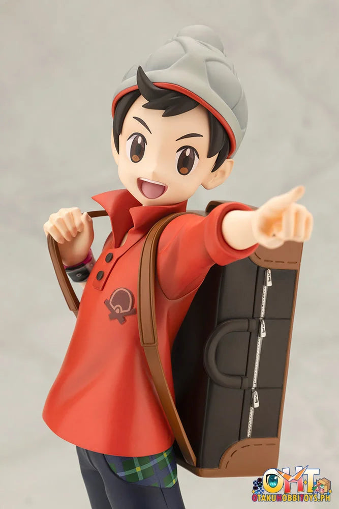 Kotobukiya 1/8 Pokémon Masaru With Hibany Artfx J Statue Scale Figure