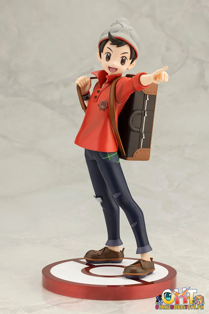 Kotobukiya 1/8 Pokémon Masaru With Hibany Artfx J Statue Scale Figure