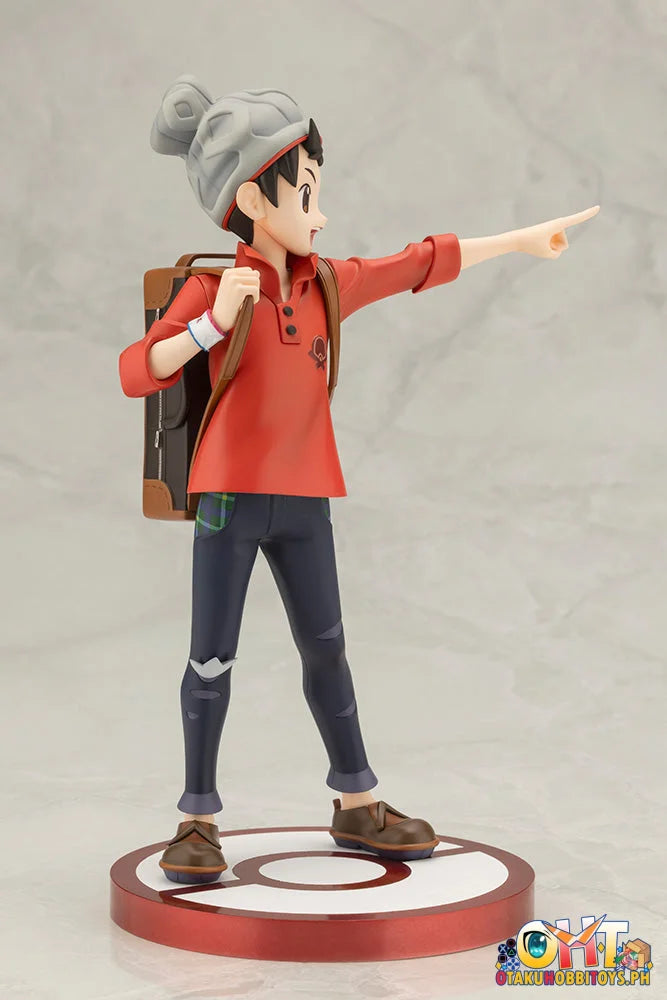 Kotobukiya 1/8 Pokémon Masaru With Hibany Artfx J Statue Scale Figure