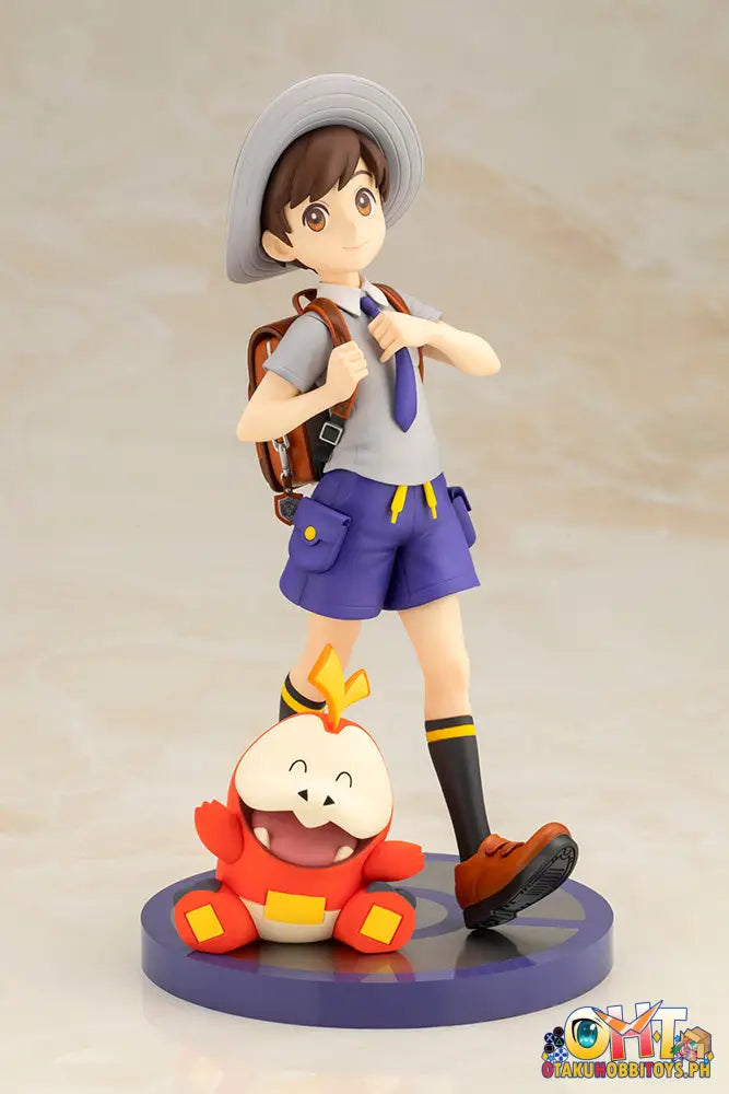 Kotobukiya Artfx J Pokémon 1/8 Florian With Fuecoco