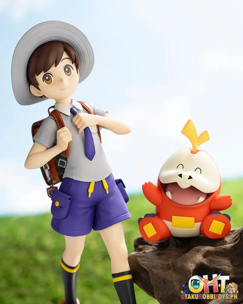 Kotobukiya Artfx J Pokémon 1/8 Florian With Fuecoco