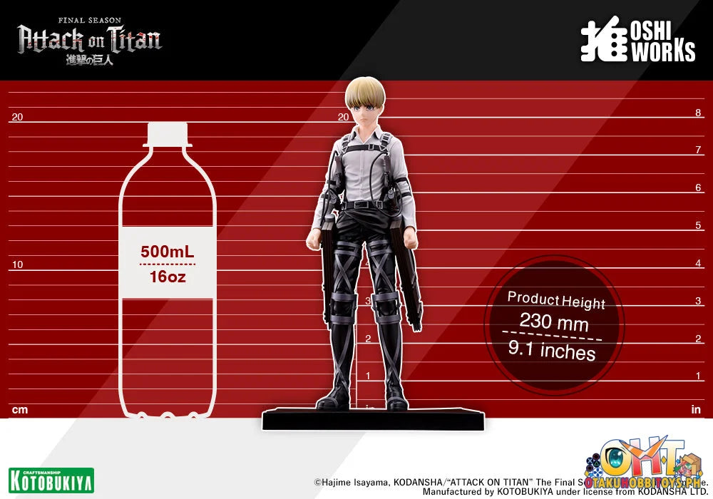 Kotobukiya Attack on Titan Armin Arlert The Final Season ver. OSHI WORKS - Plastic Model