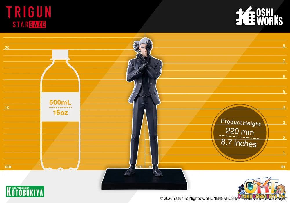 Kotobukiya Livio the Double Fang TRIGUN STAMPEDE OSHI WORKS - Plastic Model