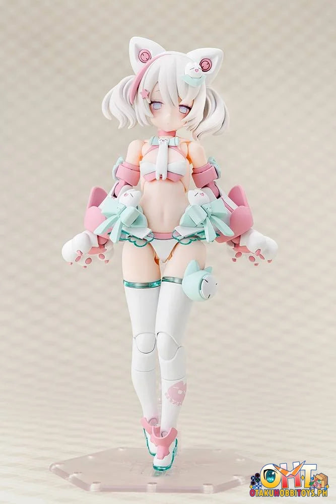 Kotobukiya Megami Device Puni Mofu White Cat Mao - Plastic Model