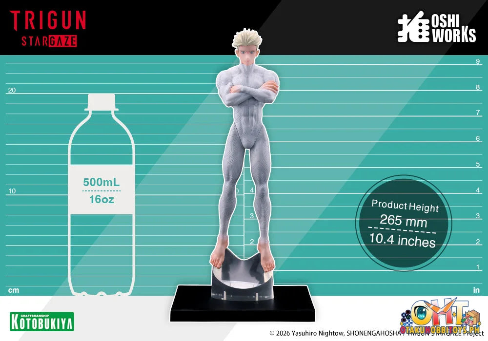 Kotobukiya Millions Knives TRIGUN STAMPEDE OSHI WORKS - Plastic Model