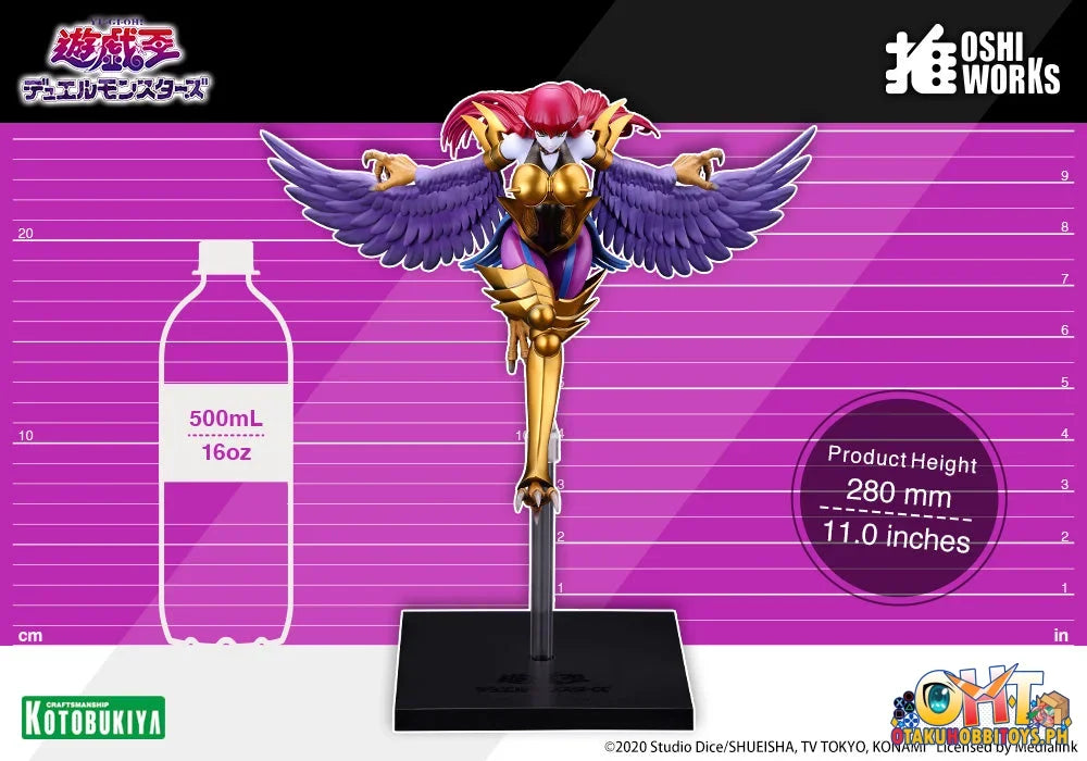 Kotobukiya OSHI WORKS Harpie Lady (Yu-Gi-Oh!) - Plastic Model