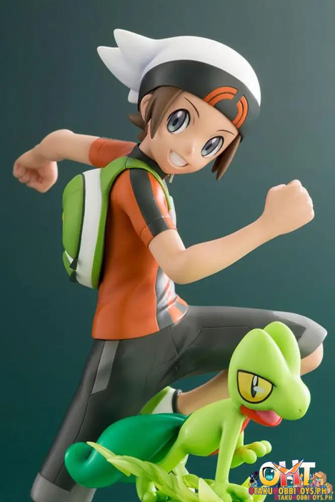 Kotobukiya Pokémon Artfx J 1/8 Brendan With Treecko