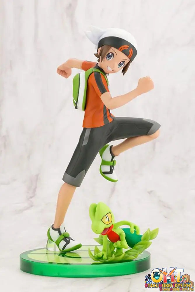 Kotobukiya Pokémon Artfx J 1/8 Brendan With Treecko