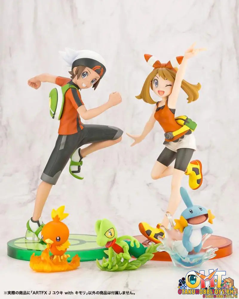 Kotobukiya Pokémon Artfx J 1/8 Brendan With Treecko