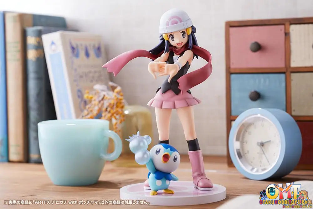 Kotobukiya Pokémon Artfx J 1/8 Hikari With Pochama Scale Figure