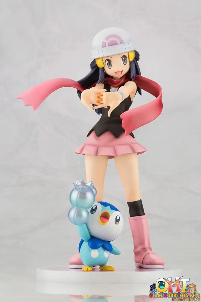 Kotobukiya Pokémon Artfx J 1/8 Hikari With Pochama Scale Figure