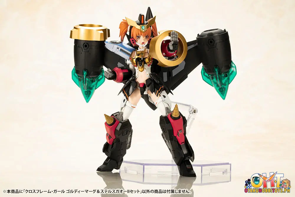 Kotobukiya The King Of Braves Gaogaigar Cross Frame Girl Goldymarg & Stealth Gao Ii Set