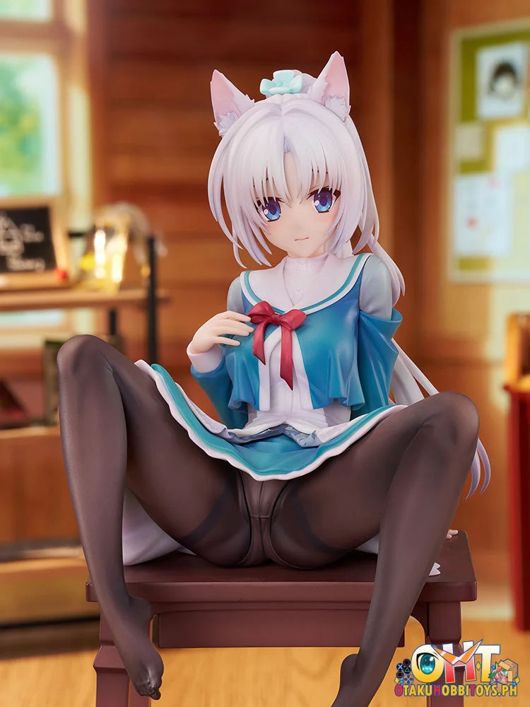 Luminous Box Senren＊Banka 1/7 Yoshino Tomotake: Animal Ears School Uniform Ver. - Scale Figure